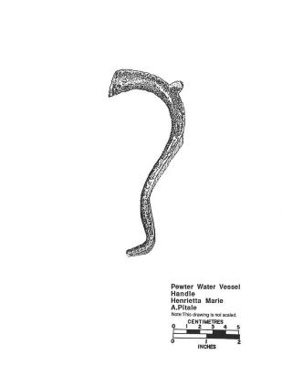 Artifact Drawing - Pewter Handle