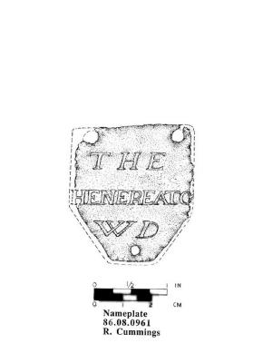 Artifact Drawing - Nameplate