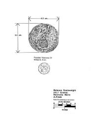 Artifact Drawing - Balance Scale Weight