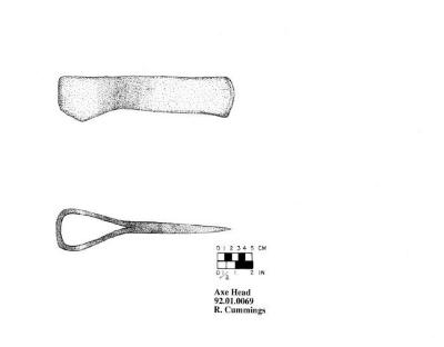 Artifact Drawing - Axe Head