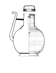 Artifact Drawing - Pewter Pitcher