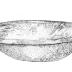 Artifact Drawing - Pewter Basin